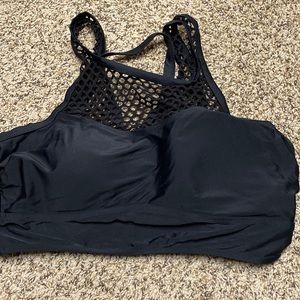 Black bikini top